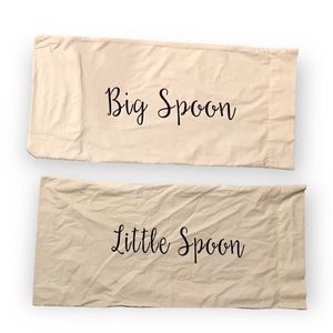 Room Essentials Body Pillow Cases Monogrammed Big Spoon Little Spoon